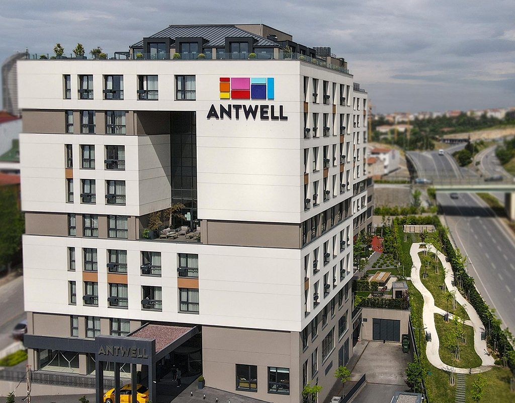 Antwell Suites hotel exterior — premium 5-star hotel in Şişli, Istanbul